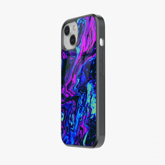 Neon Fluidity Glass Case