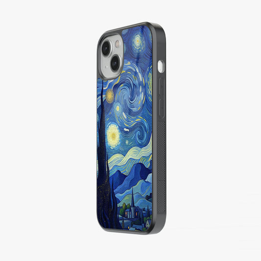 Nocturne in Swirl Blue Glass Case