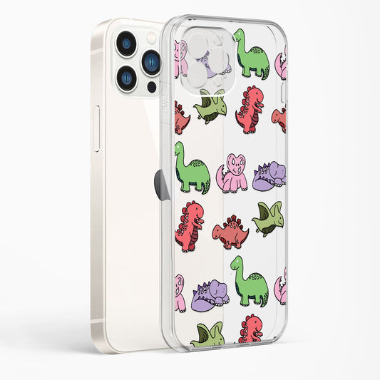 Dinosaur Pattern Clear Case