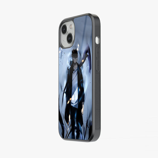 Shadow Monarch Silhouette Glass Case