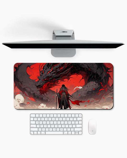Anime Style Mythical Dragon Creature Desk Mat