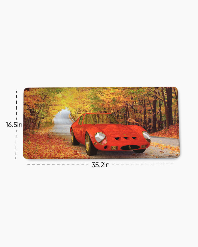 Autumn Drive Desk Mat