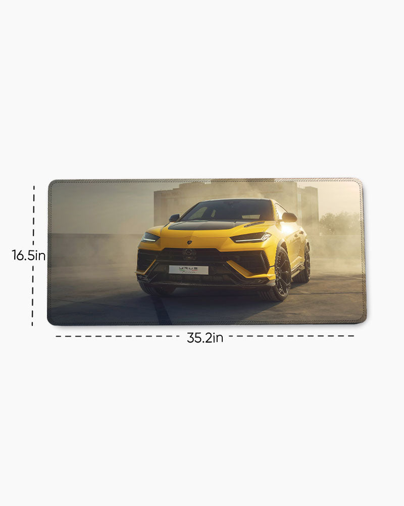 Golden Urus Desk Mat