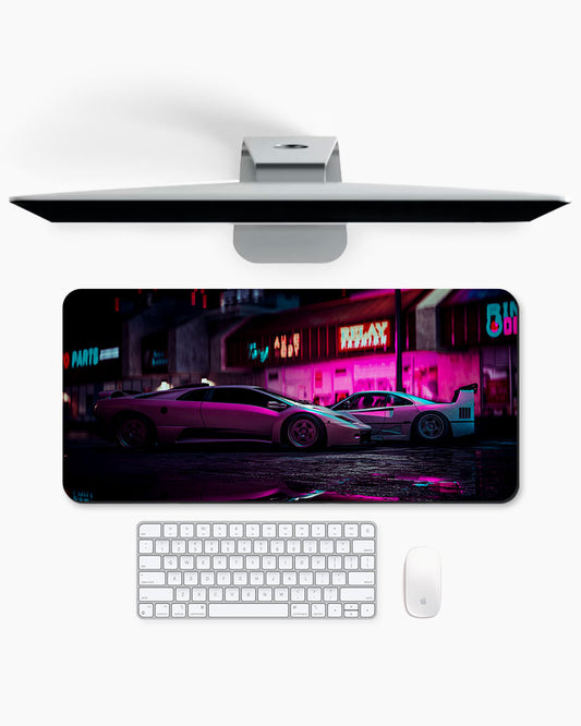 Neon Rivals Desk Mat