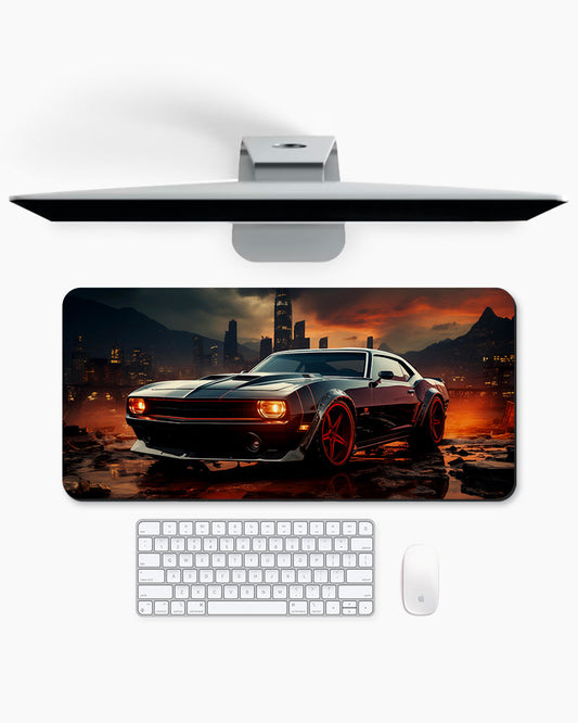 Midnight Pursuit Desk Mat