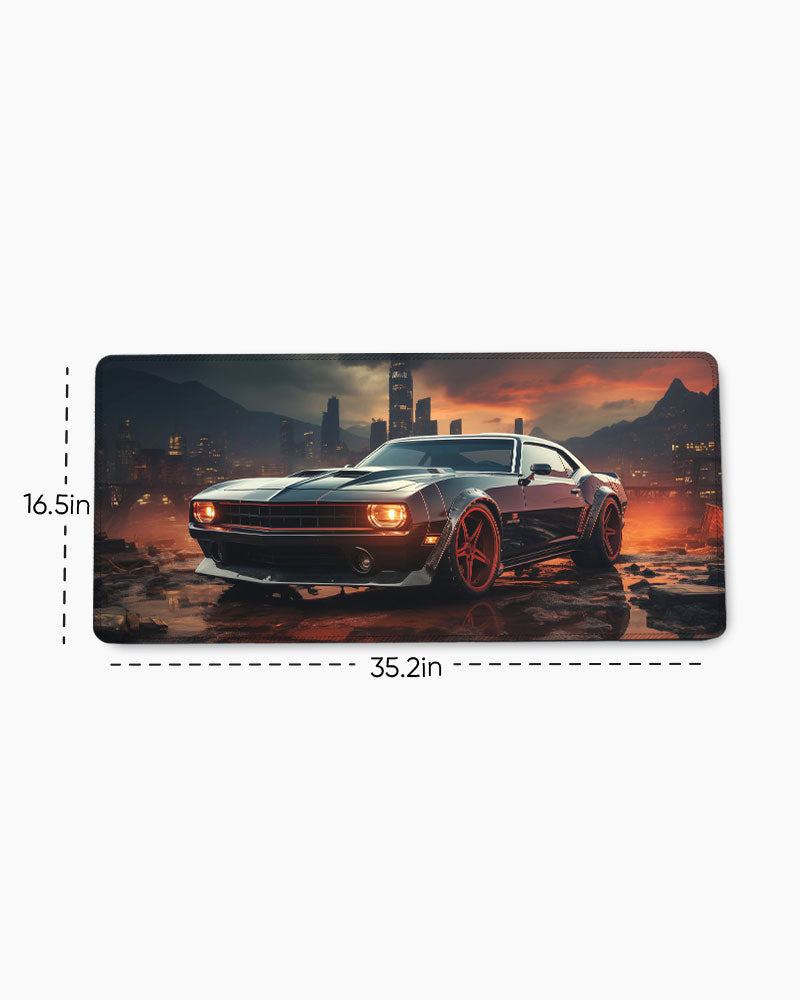 Midnight Pursuit Desk Mat