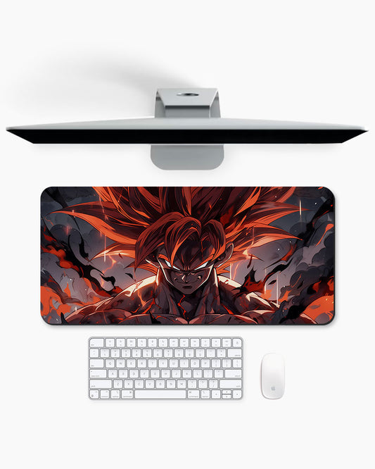Crimson Saiyan Desk Mat