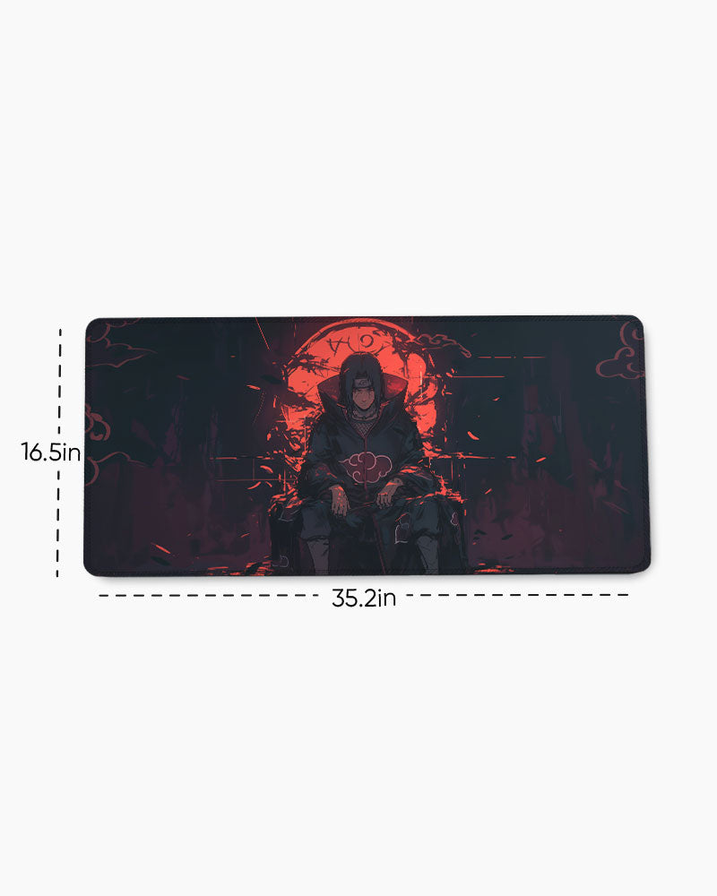 The Crimson Moon Desk Mat