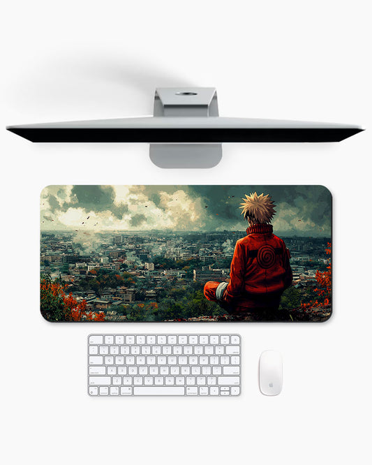 Konoha's Guardian Desk Mat