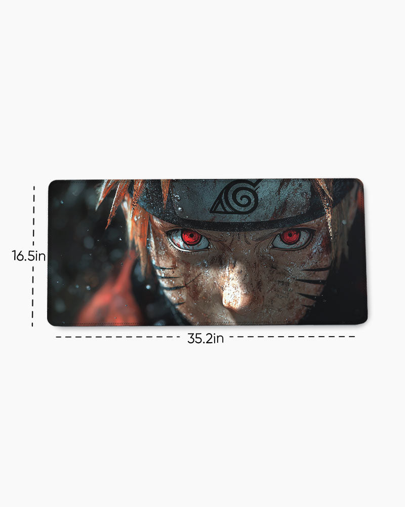 The Nine-Tails' Gaze Desk Mat