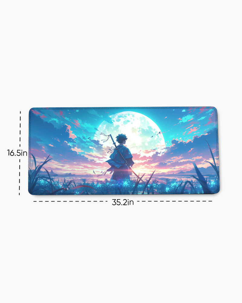 Anime Moon Landscape Desk Mat