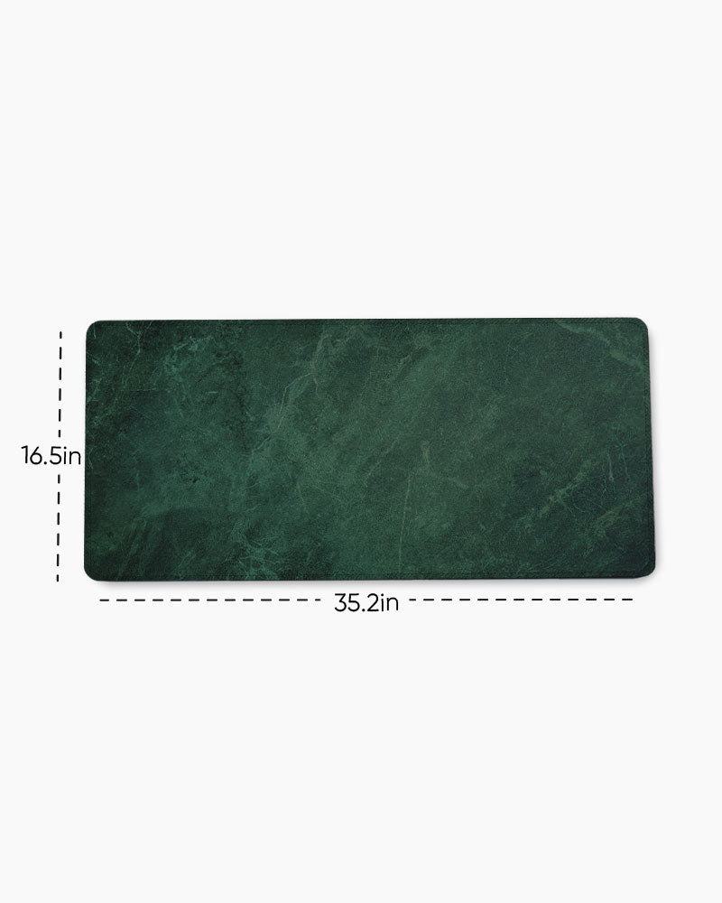 Green Marble Desk Mat