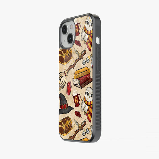 Wizarding Essentials Pattern Glass Case