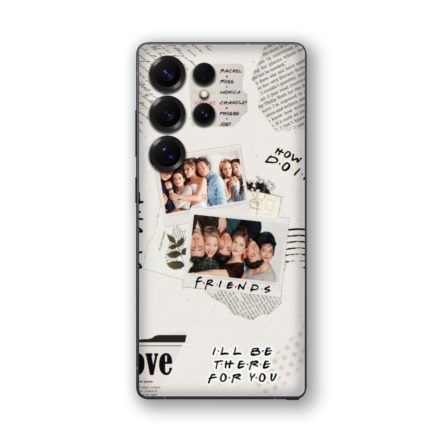 Friends Scrapbook Memory Mobile Skin
