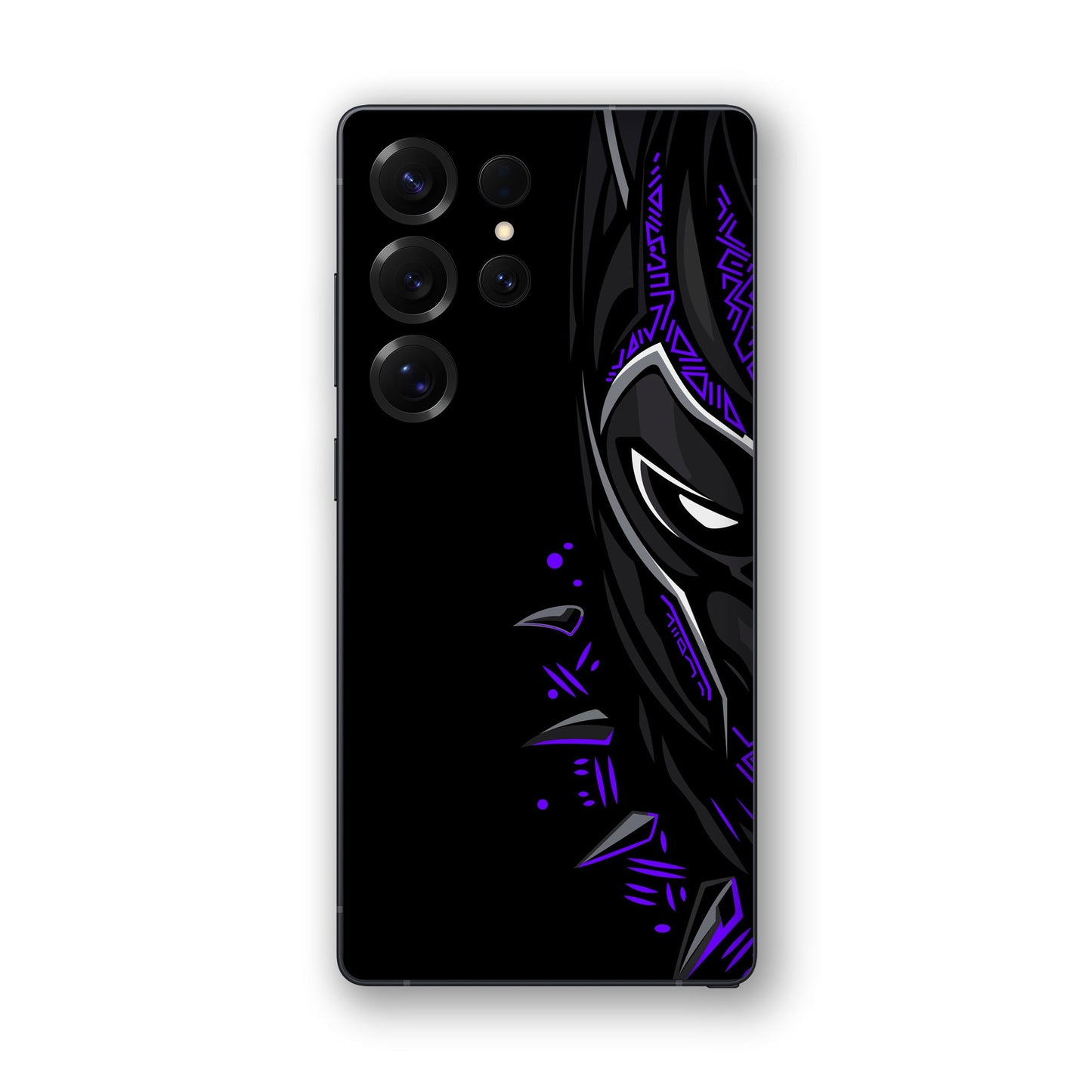 Neon Vibe Cat Mobile Skin
