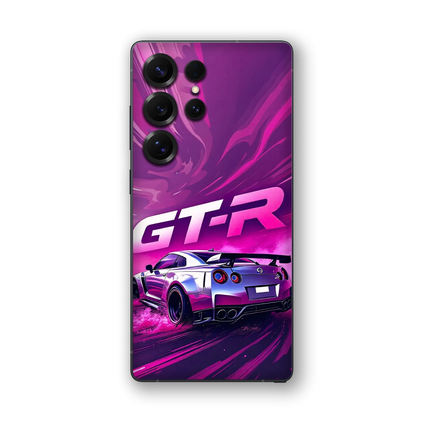 Nissan GT-R Supercar Drift Purple Design Mobile Skin