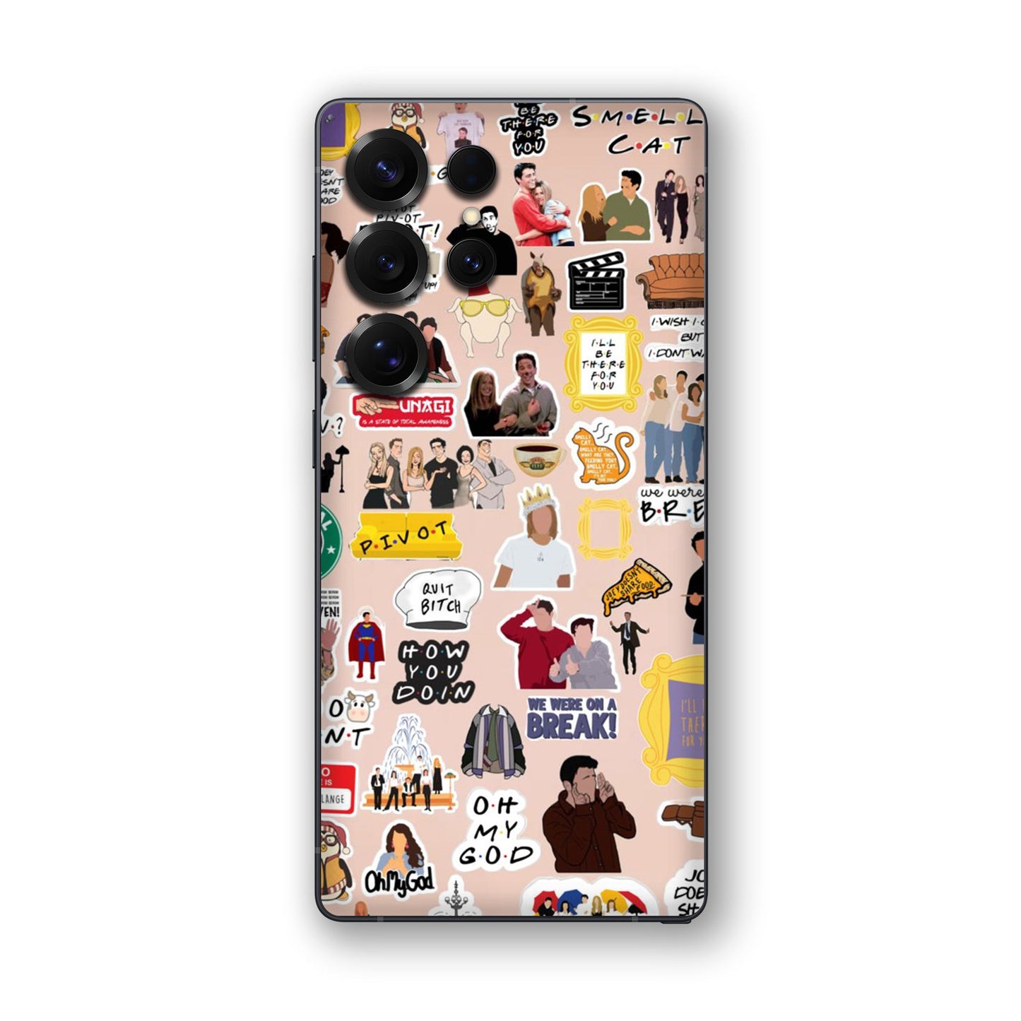 Ultimate Friends Sticker Bomb Mobile Skin