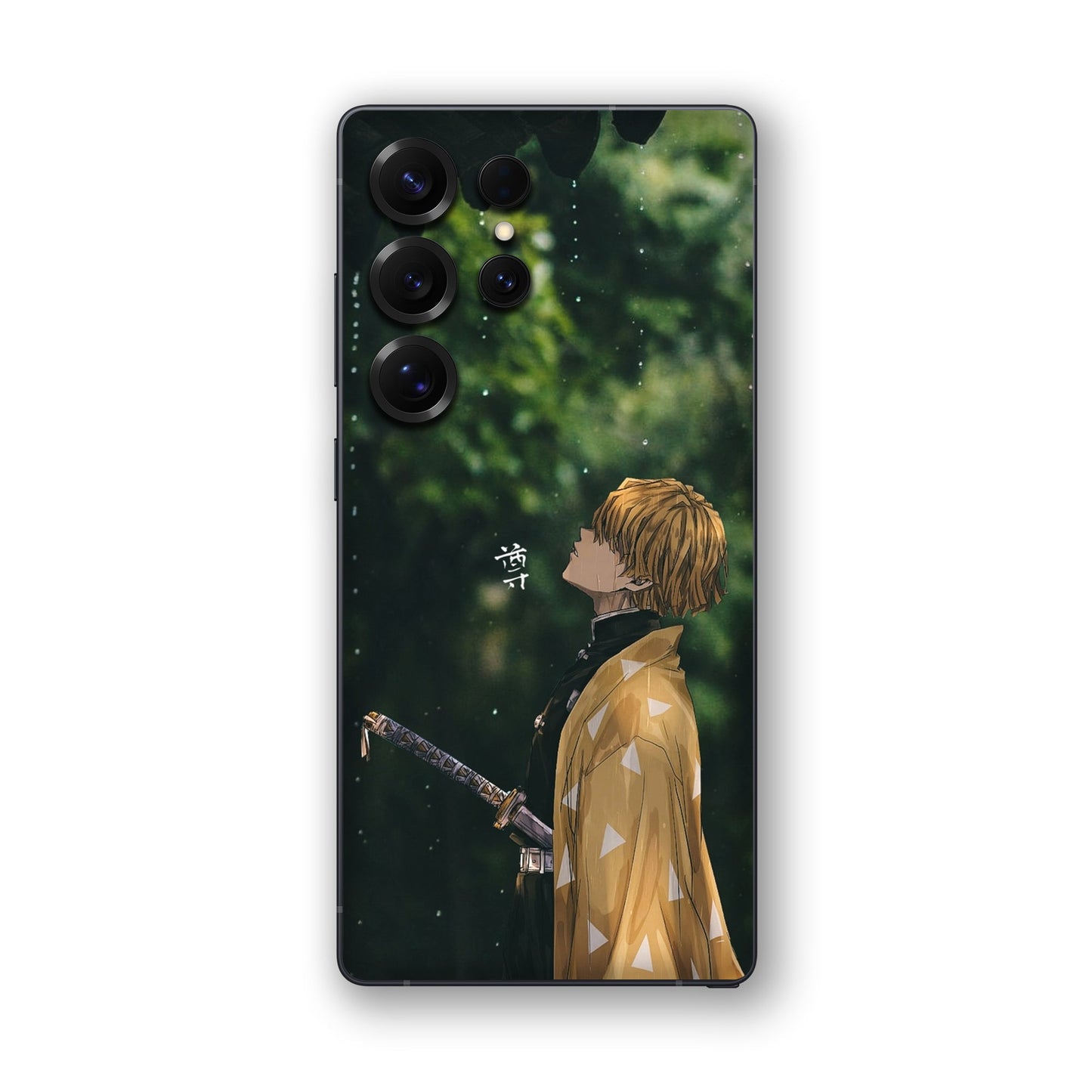 Zenitsu in the Rain Silent Thunder Mobile Skin