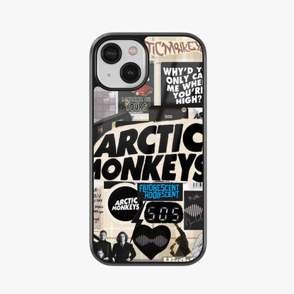 Arctic Monkeys Vibe Indie Rock Abstract Glass Case