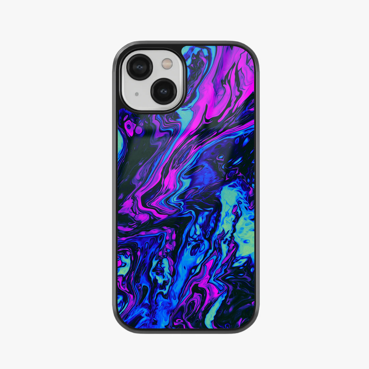 Neon Fluidity Glass Case