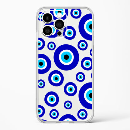 Seamless Evil Eyes Pattern Clear Case