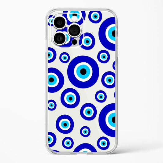 Seamless Evil Eyes Pattern Clear Case