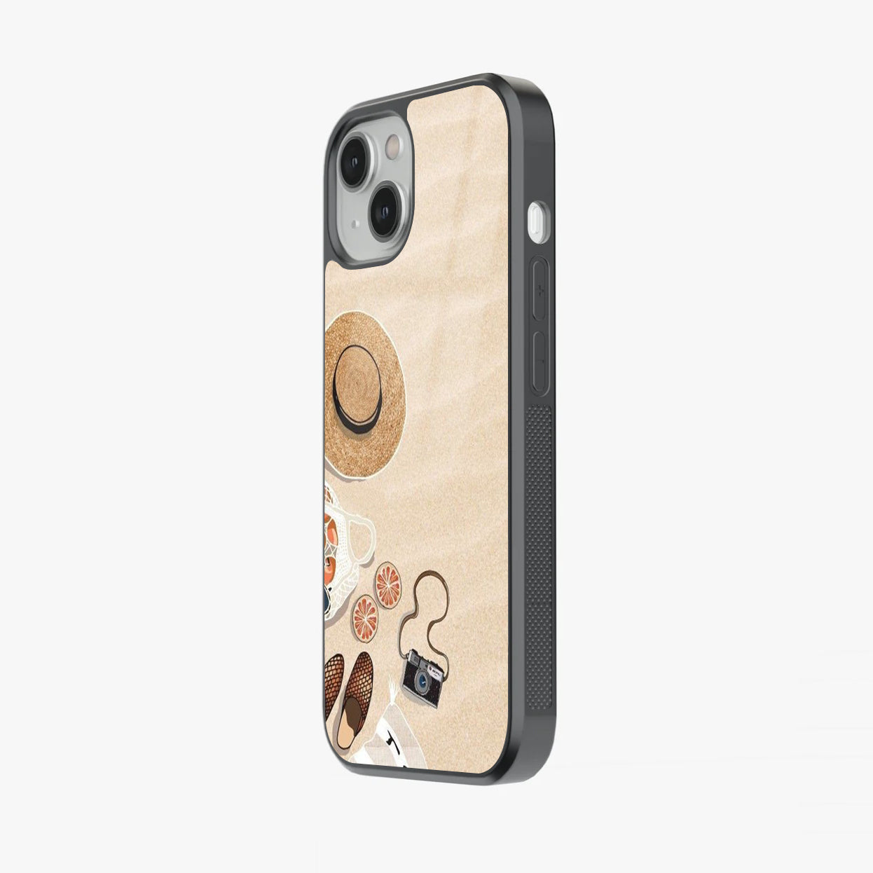 Sunkissed Getaway Minimal Beach Day Abstract Glass Case