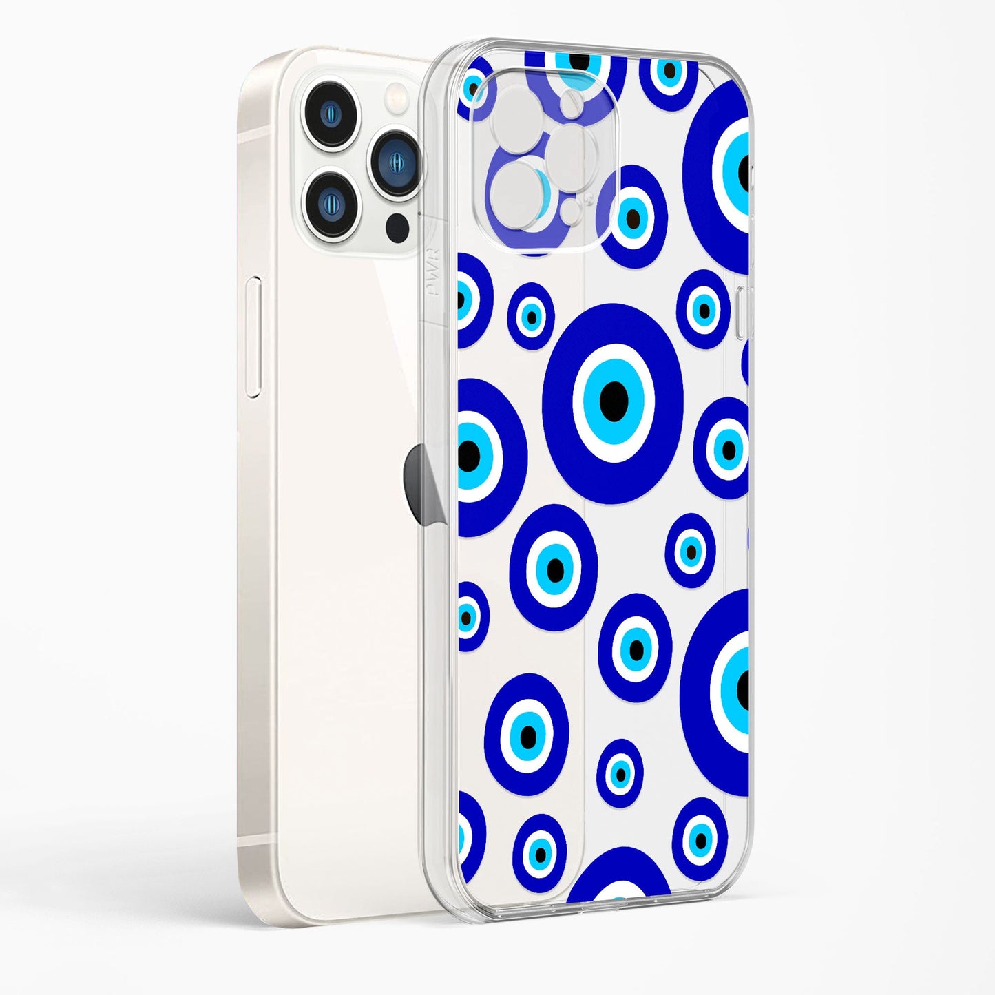 Seamless Evil Eyes Pattern Clear Case