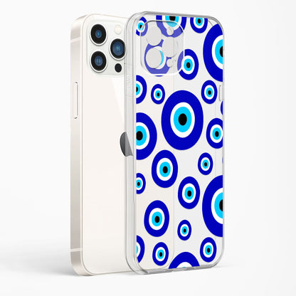Seamless Evil Eyes Pattern Clear Case