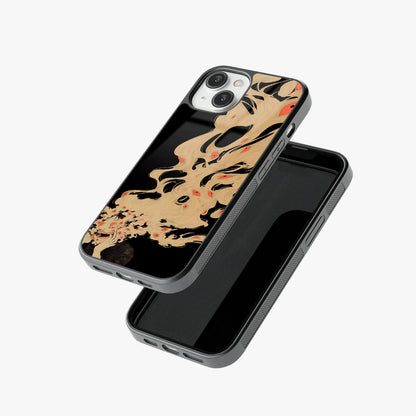 Surreal Frenzy Abstract Horror Expression Glass Case