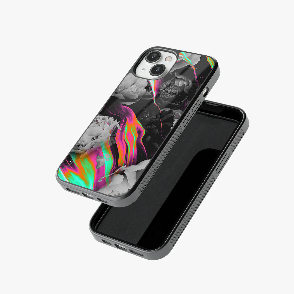 Fluorescent Bloom Glass Case