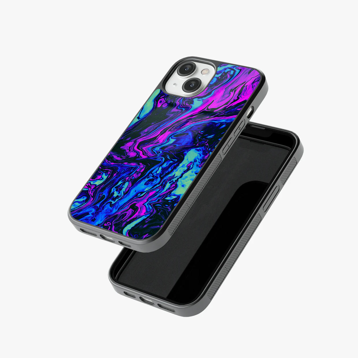 Neon Fluidity Glass Case