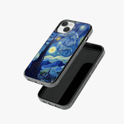 Nocturne in Swirl Blue Glass Case