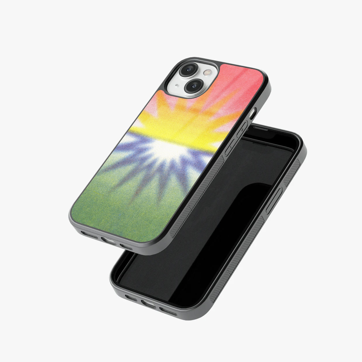 Dual Spectrum Sunrise Abstract Glass Case