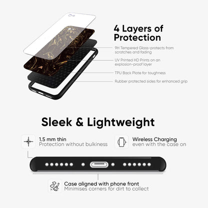 Neon Aesthetic Glass Case