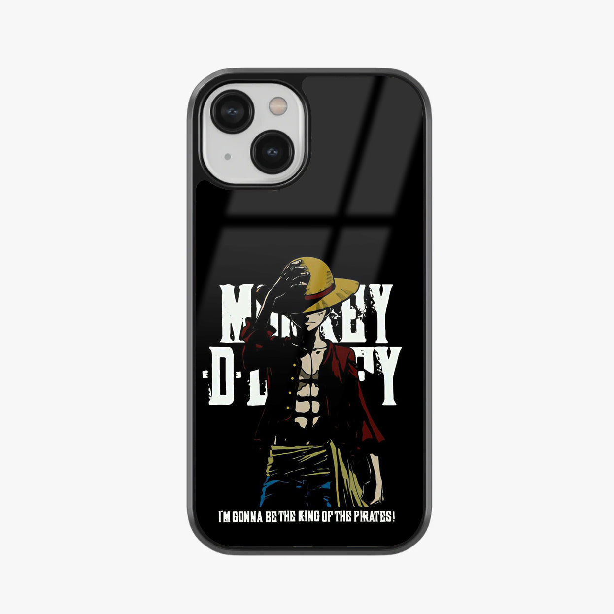Luffy Pirate King Ambition Glass Case