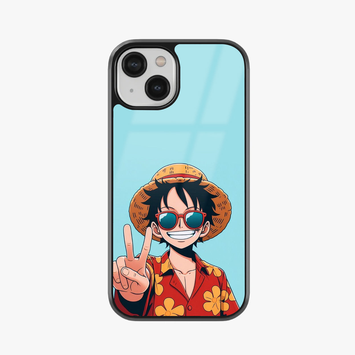 Luffy Summer Vibes Glass Case