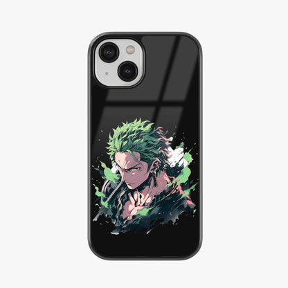 Roronoa Zoro Demon Aura Glass Case