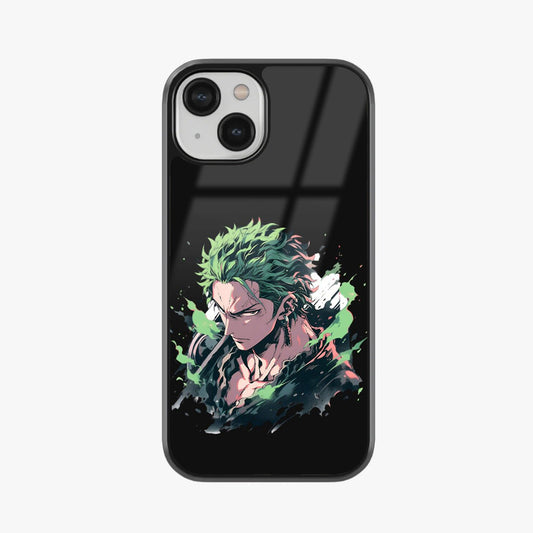 Roronoa Zoro Demon Aura Glass Case