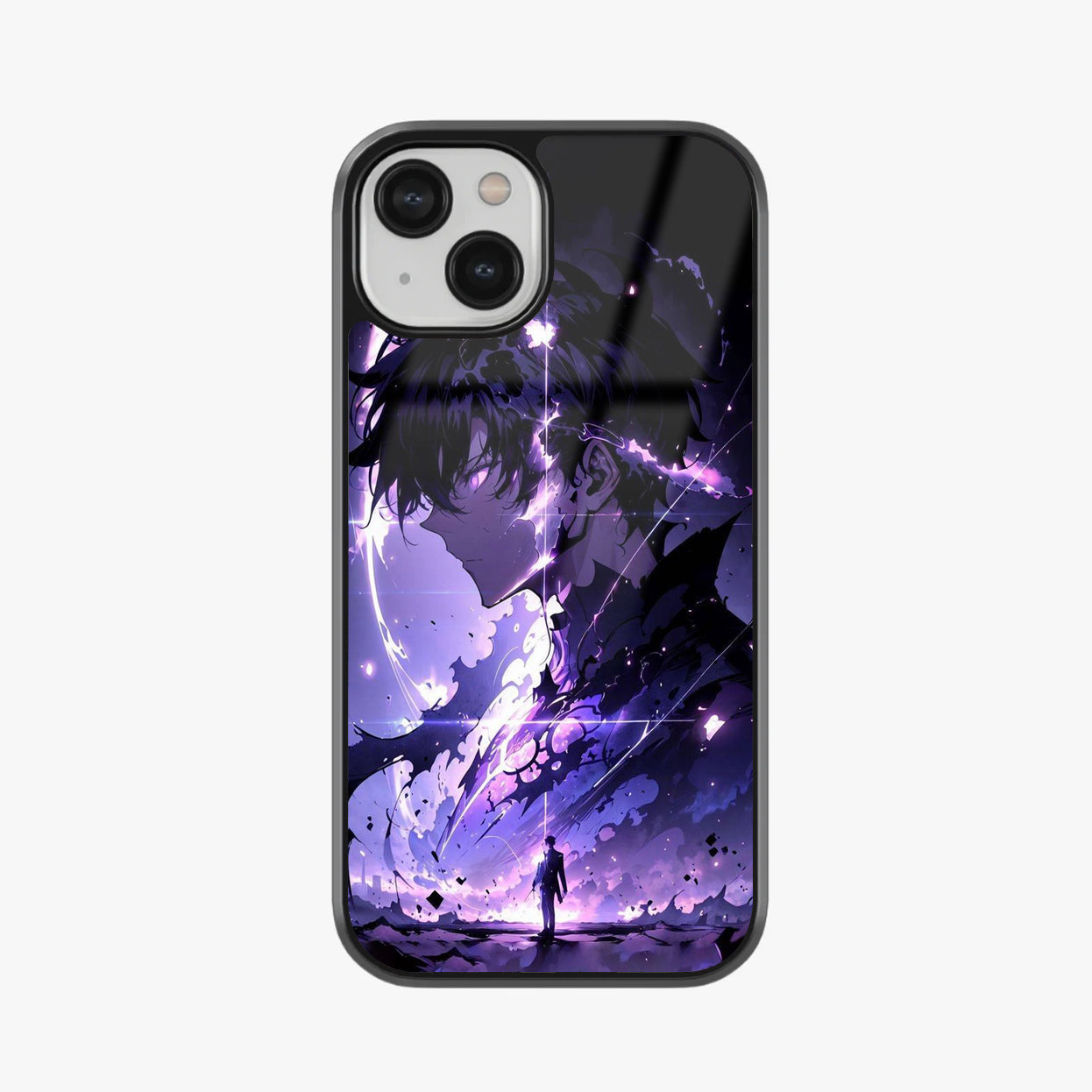 Shadow Monarch Rise Solo Leveling Glass Case