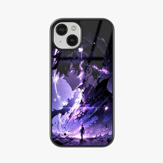 Shadow Monarch Rise Solo Leveling Glass Case