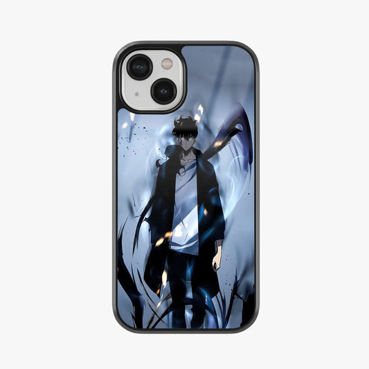 Shadow Monarch Silhouette Glass Case