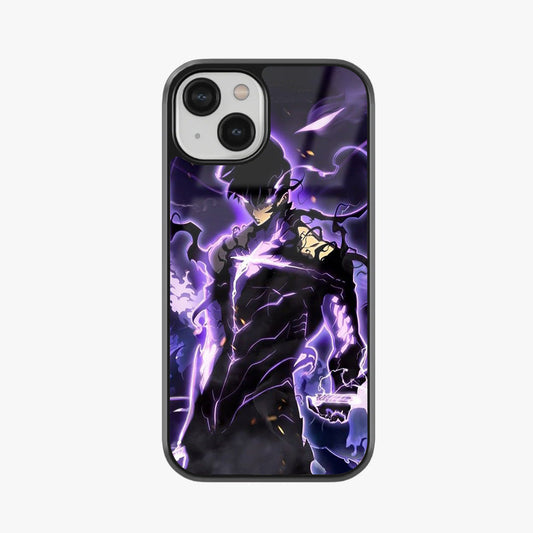 Solo Leveling Shadow Monarch Rise Glass Case