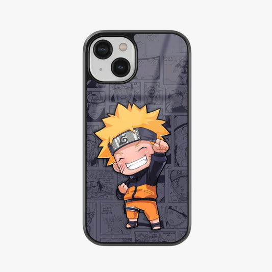 Cute Ghibi Naruto Glass Case