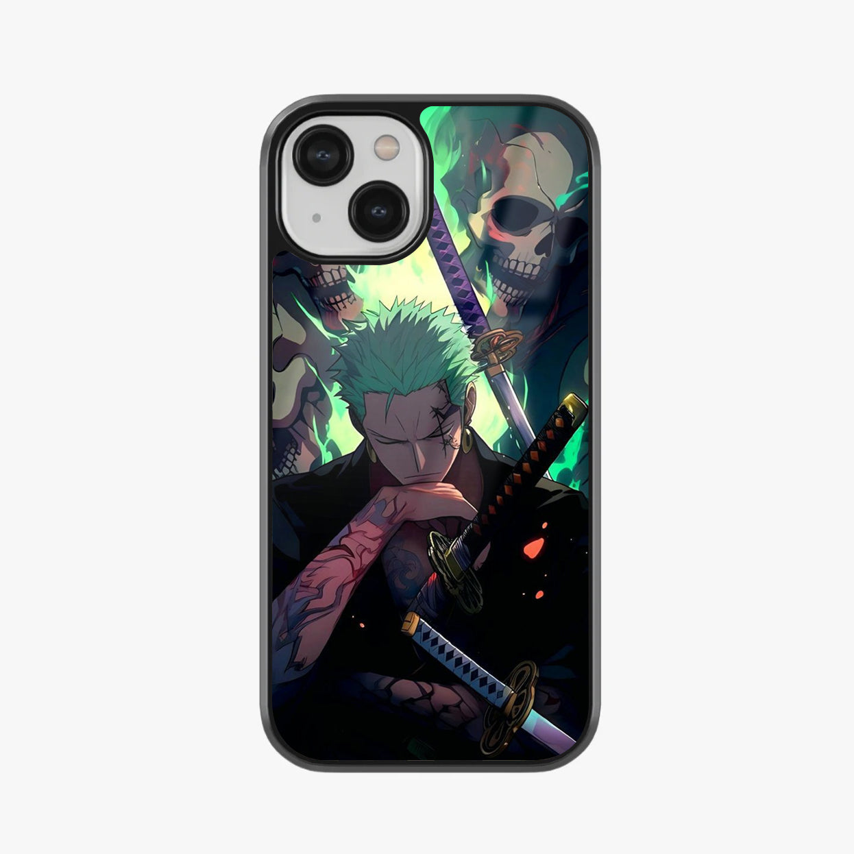 Demon Hunter Zoro Three Sword Inferno Glass Case