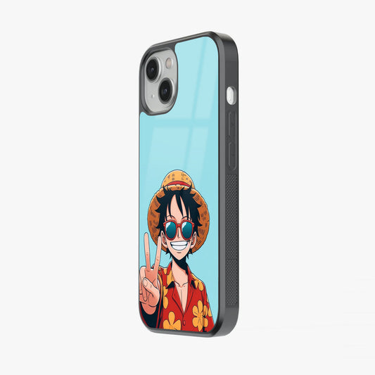Luffy Summer Vibes Glass Case