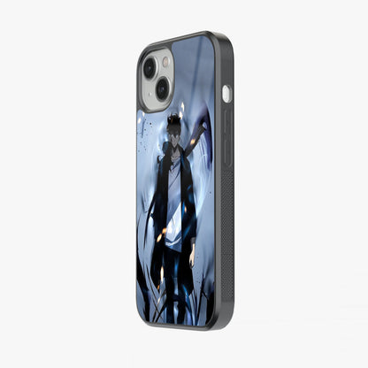 Shadow Monarch Silhouette Glass Case