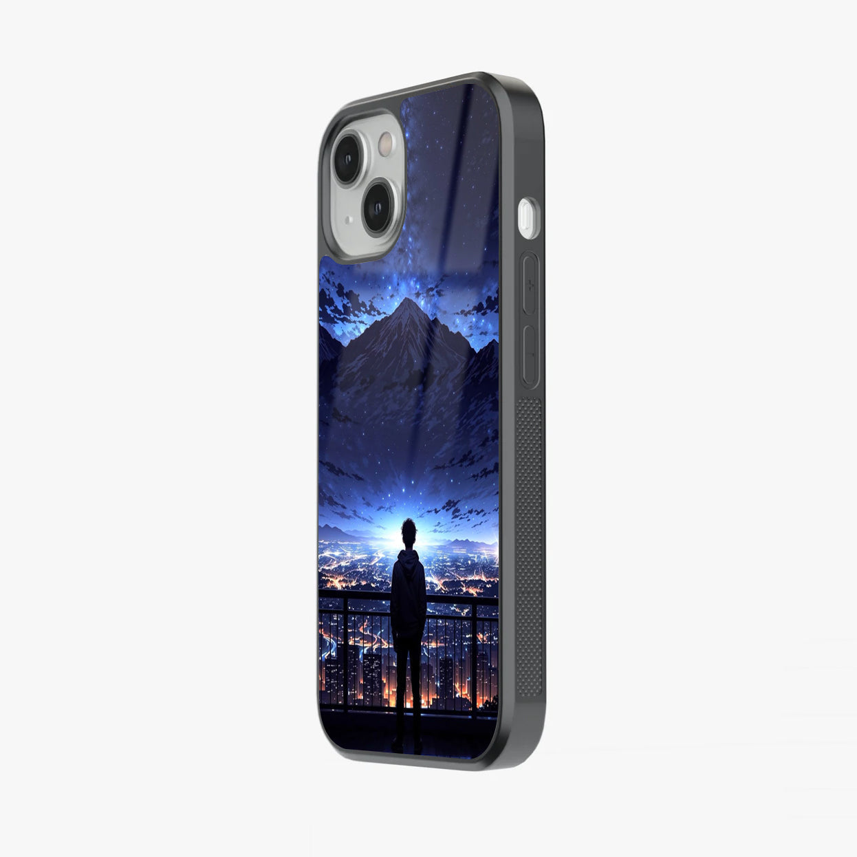 Starry Cityscape Glass Case