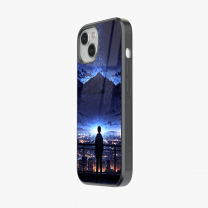 Starry Cityscape Glass Case