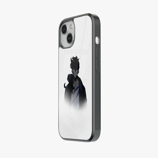 Sung Jin Woo Shadow Monarch Solo Leveling Glass Case